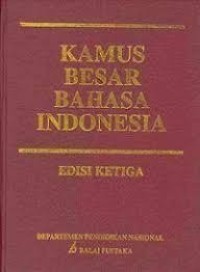 Image of Kamus Besar Bahasa Indonesia Edisi Ketiga